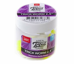 Слаги съедобные искусственные LJ Pro Series TRICK WORM 2,5in (06.35)/T92 7шт., фото 4