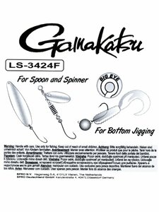 Крючки Gamakatsu LS-3424F NEW LABEL HOOKS BLACK разм. 2/0 4шт., фото 2