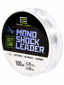 Леска моно. Feeder Concept MONO SHOCK LEADER Clear 100/028, фото 3