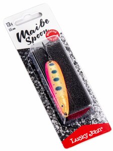 Блесна колеб. Lucky John MAIBE SPOON длин.65мм/013.0г 013, фото 4