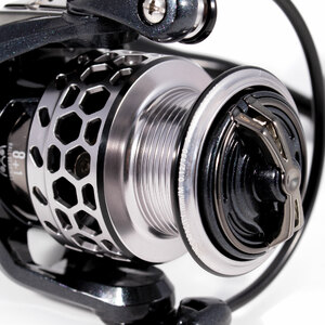 Катушка безынерционная Namazu Pro Diamond Carbon DC1000, 8+1 подш., металлическая шпуля, фото 9