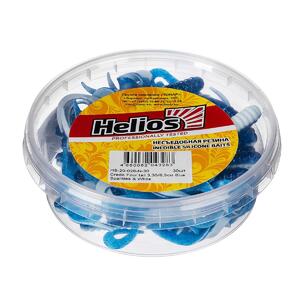 Твистер несъедоб. Credo Four tail 3,35"/8,5 см Blue Sparkles & White 30шт. (HS-20-026-N-30) Helios, фото 2