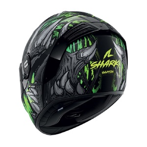 Шлем Shark SPARTAN RS SHAYTAN Black/Green/Anthracite (XL), фото 2