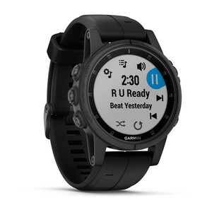 Garmin Fenix 5s Plus Sapphire, черный, фото 2