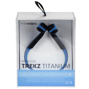 Беспроводные наушники с костной проводимостью звука AfterShokz Trekz Titanium розовые, фото 5