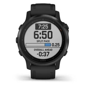 Черные часы Garmin Fenix 6S PRO с черным ремешком, фото 8