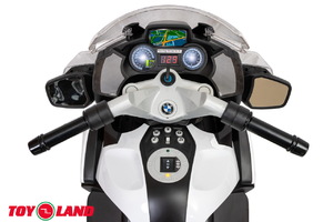 Детский электромотоцикл ToyLand Moto BMW 1200 Белый, фото 9