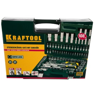 Набор торцовых головок SUPER LOCK 108 предметов KRAFTOOL EXPERT QUALITAT 27888-H108_z02, фото 5