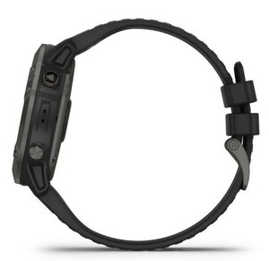 Умные часы Garmin Fenix 6X Pro Solar титановый серый DLC с черным ремешком, фото 10