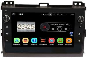 Штатная магнитола Toyota LC Prado 120 2002-2009 без усилителя LeTrun BPX609-9063 на Android 10 (4/64, DSP, IPS, с голосовым ассистентом, с крутилками), фото 1