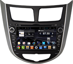 Штатная магнитола DayStar DS-7011HD Hyundai Solaris, фото 1