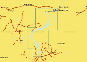 Navionics Plus 5G764S Красноярское водохранилище (16gb), фото 1