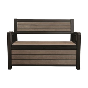 Скамья-сундук садовая Keter Hudson Storage Bench 227л коричневый, фото 1