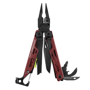 Мультитул Leatherman Signal, 19 функций, бордовый, нейлоновый чехол (832745), фото 1