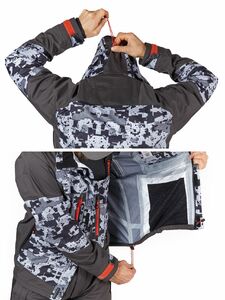 Костюм демисезонный Norfin PRO DRY 3 CAMO р.L, фото 6