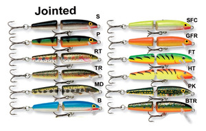 Воблер плавающий Rapala Jointed J13-CH (1,2м-4,2м, 13 см 18 гр), фото 2