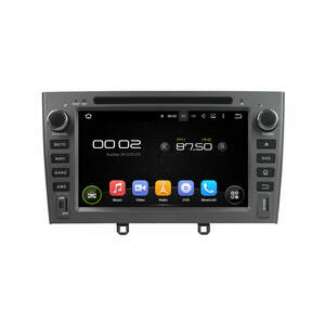 Штатная магнитола CARMEDIA KD-7604 DVD Peugeot 408 2012+, 308 2008-2014, RCZ 2010-2015 серый (поддержка бортового компьютера), фото 1
