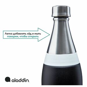 Бутылка Aladdin Fresco 0.6L черная, фото 4