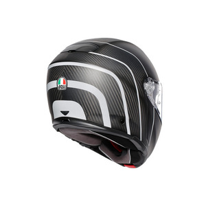 Шлем AGV SPORTMODULAR MULTI Refractive Carbon/Silver XS, фото 3