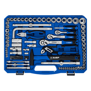 Универсальный набор инструмента ЗУБР Профессионал Универсал-142 142 предмета, фото 6