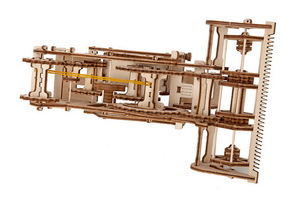 Механический деревянный конструктор Ugears Комбайн, фото 13