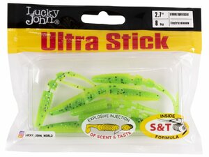 Слаги съедобные искусственные LJ Pro Series ULTRA STICK 2,7in (06.80)/T18 8шт., фото 4