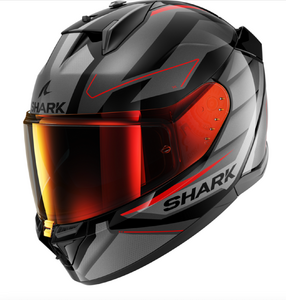 Шлем Shark D-SKWAL 3 SIZLER Black/Anthracite/Red S (глянцевый), фото 1