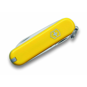 Нож-брелок Victorinox Classic, 58 мм, 7 функций, желтый, фото 5