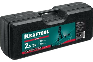 Домкрат подкатной с увеличенным подъемом и фиксатором KRAFTOOL S-PIN, 2.5 т, 140 - 385 мм (43457-2.5), фото 3