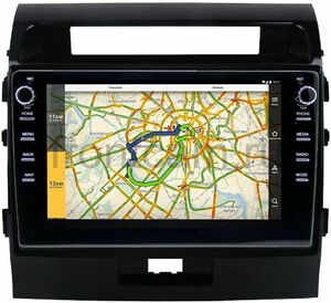 Штатная магнитола Toyota LC 200 2007-2015 для авто без усилителя LeTrun 3149-1004 Android 10 (DSP 2/16 с крутилками), фото 1