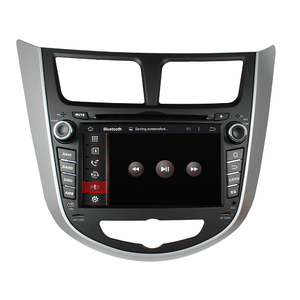 Штатная магнитола CARMEDIA KD-7025 DVD Hyundai Solaris 2011-2016 дорестайл и рестайл, фото 5