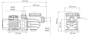 Насос для бассейна UNIPUMP JET POOL SPP 2400T, фото 2