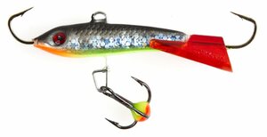 Балансир Lucky John CLASSIC 4 с тр. 40мм/69HRT блистер, фото 3