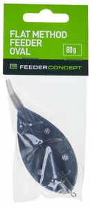 Кормушка фидер. FC Flat Method OVAL 080г, фото 5