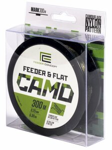 Леска моно. Feeder Concept FEEDER & FLAT Camo 300/025, фото 2
