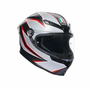 Шлем AGV K6 S E2206 MPLK Flash Matt Black/Grey/Red M, фото 1