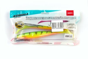 Виброхвосты LJ 3D Series KUBIRA SWIM SHAD 7,0in (17,50)/PG19 2шт., фото 5