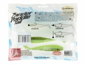 Виброхвосты LJ 3D Series Zander Paddle Tail 4.8in (12.00)/Z06 4шт., фото 5