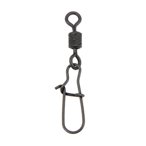 Вертлюг с застежкой Namazu Pro ROLLING RIBBED SWIVEL WITH NICE SNAP, цв. Carbon, р. 6, test-27 кг, к, фото 3