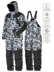 Костюм зим. Norfin EXPLORER 2 CAMO HEAT 04 р.XL, фото 2