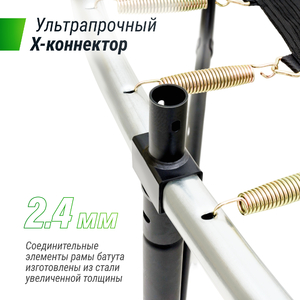 Батут UNIX line SUPREME GAME 16 ft (green), фото 8