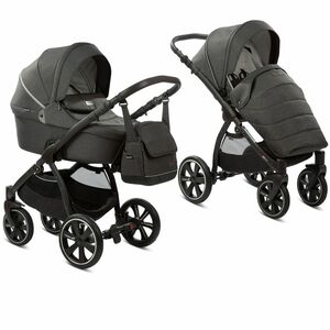 Коляска 2 в 1 Noordi Fjordi Sport Black NEW с термолюлькой, фото 1