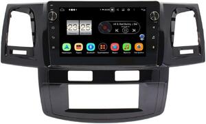 Штатная магнитола Toyota Hilux VII, Fortuner I 2005-2013 (с климат-контролем) LeTrun BPX409-1082 на Android 10 (4/32, DSP, IPS, с голосовым ассистентом, с крутилками), фото 1