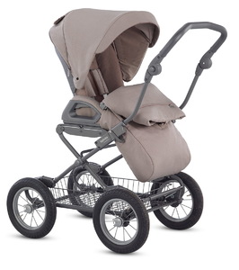 Коляска Inglesina Sofia System Duo 2 в 1 на шасси Ergo Bike, Alpaca Beige, фото 9