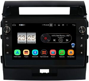 Штатная магнитола Toyota LC 200 2007-2015 для авто без усилителя LeTrun BPX410-1004 на Android 10 (4/32, DSP, IPS, с голосовым ассистентом, с крутилками), фото 1