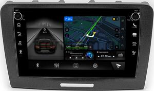 Штатная магнитола LeTrun 7803-9-1219 для Skoda Superb II (B6) 2008-2015 на Android 10 (4G-SIM, 4/64, DSP, IPS) c крутилками c оптическим выходом, фото 1