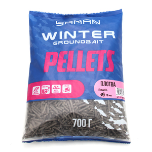 Прикормка Yaman Winter Pellets Roach зимняя (плотва), 700 г, фото 2