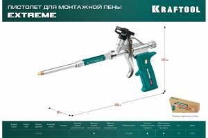 Разборный пистолет для монтажной пены KRAFTOOL Supergun 06800, фото 6