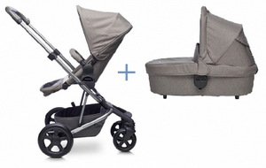 Коляска Easywalker Harvey Grey + люлька + адаптер высоты + органайзер, фото 1