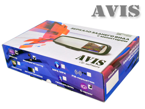 Зеркало заднего вида со встроенным монитором 4.3" AVEL AVS0401BM, фото 3